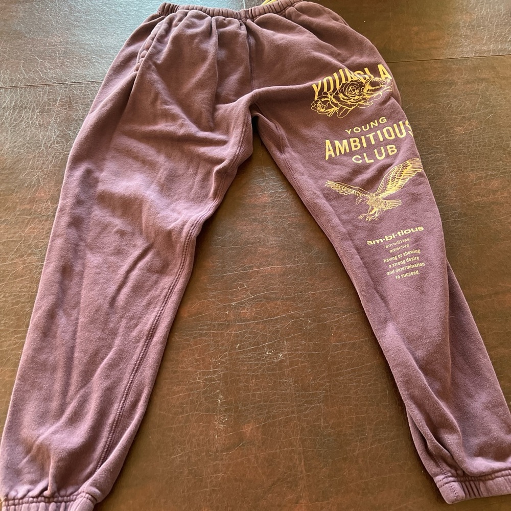 Purple young La immortal joggers